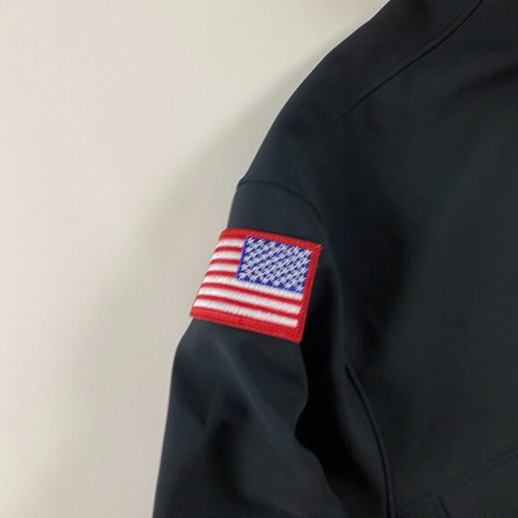 Vintage Blauer EMS Emergency Response 1/4 Zip Pullover Jacket Mens XL Black - Picture 6 of 10